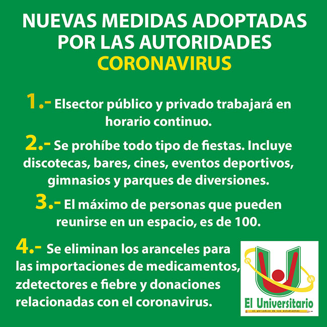 Añez endurece restricciones por el coronavirus, decreta horario continuo desde mañana