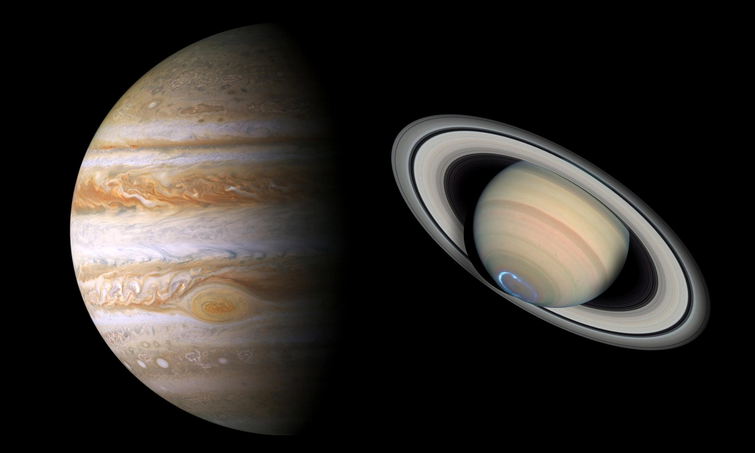 La conjunción de Saturno y Júpiter se podrá ver este lunes en todo Bolivia.