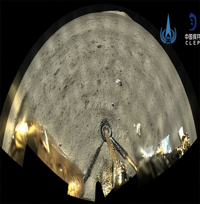 La sonda china Chang’e 5 completa su recogida de muestras en la Luna