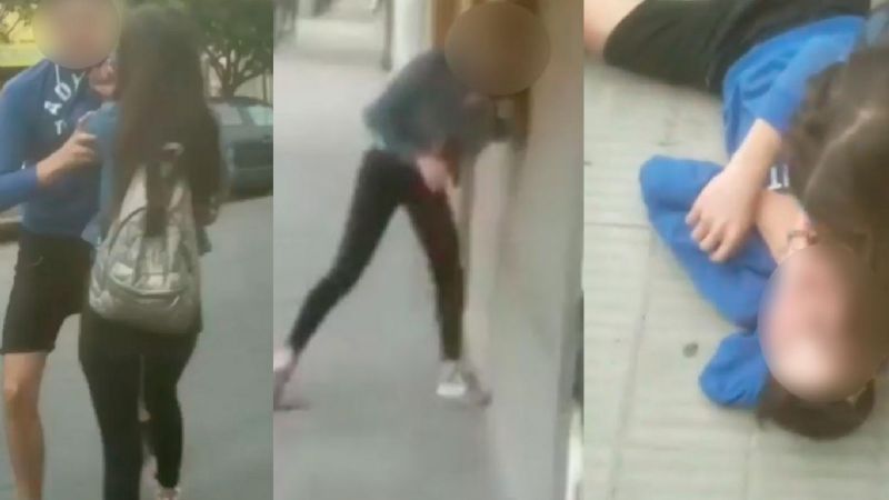 Vídeo viral de “la tóxica”: la joven que agredió a su ex y después se provoca lesiones