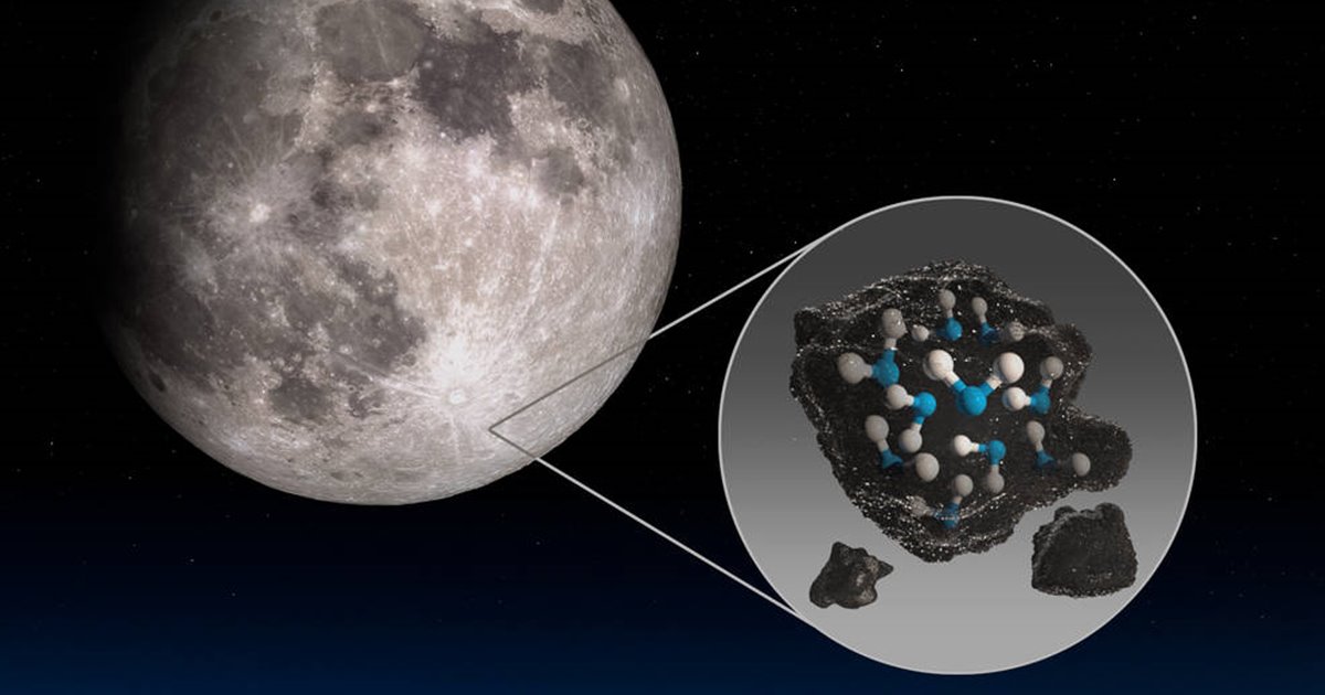 La NASA confirma que en la Luna hay más agua de la que se creía